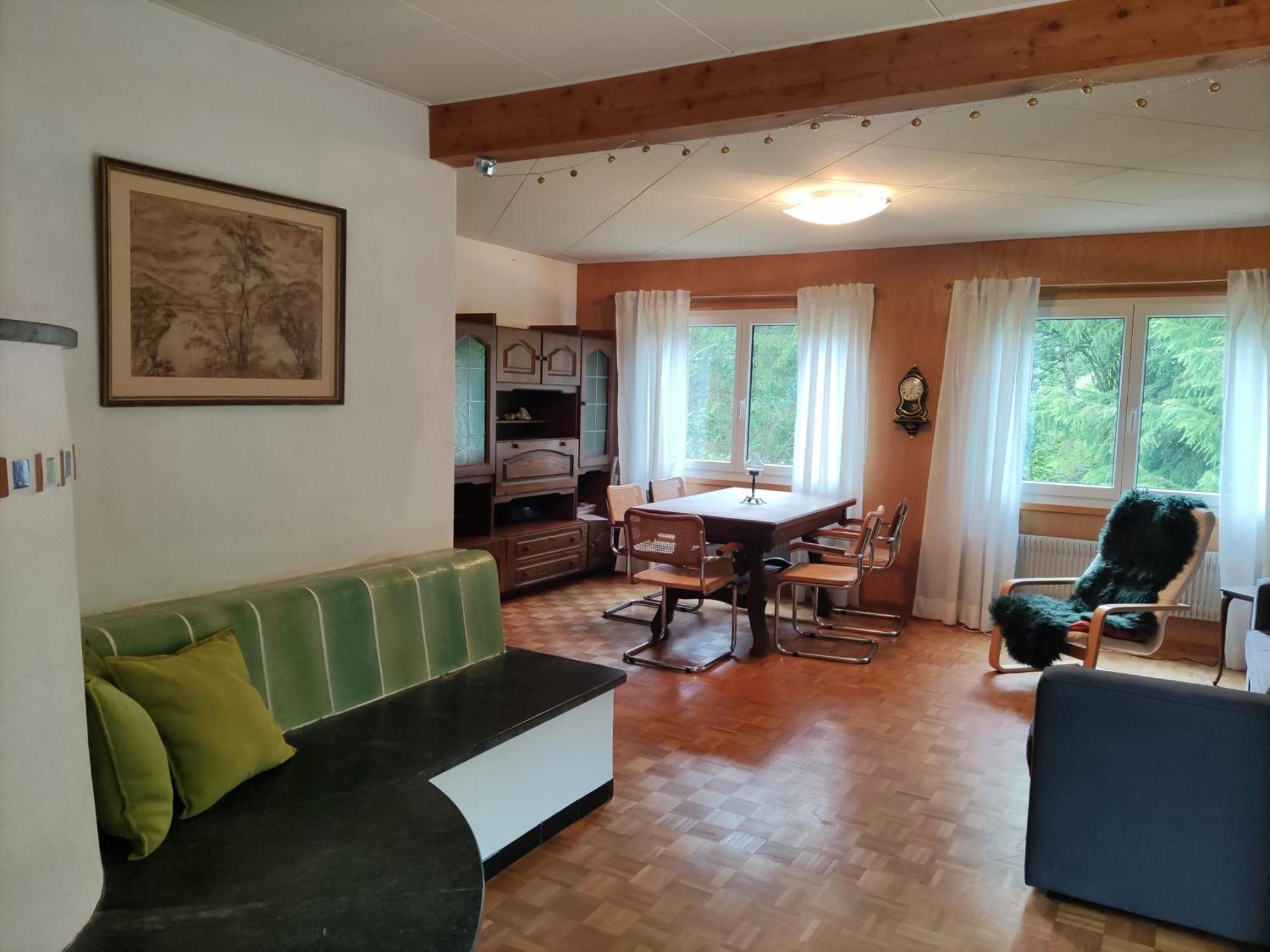 Ferienhaus Baerschwendi Lungern Bagian luar foto